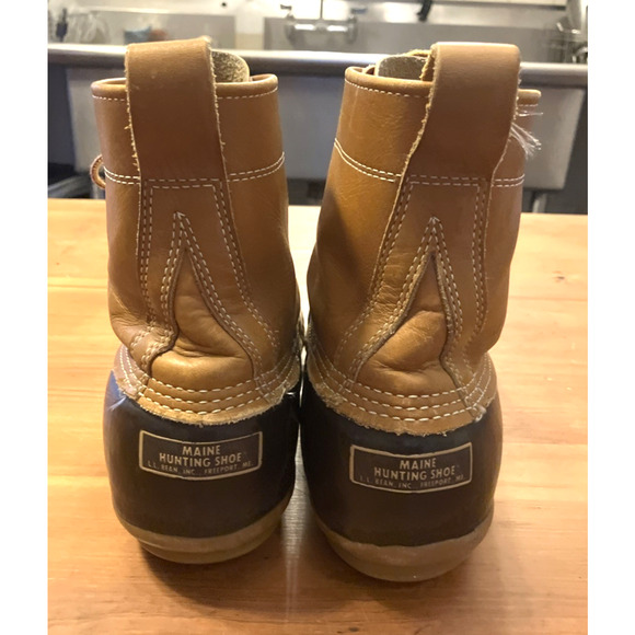 Vinatge LL Bean Duck Bean Boots Maine Hunting Shoe Goretex Made In USA Mens 11 main image 5